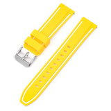 Two-band rubber MoonSwatch strap for the Omega x Swatch