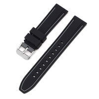 Two-band rubber MoonSwatch strap for the Omega x Swatch