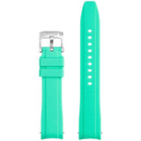 Plain premium rubber MoonSwatch strap for the Omega x Swatch