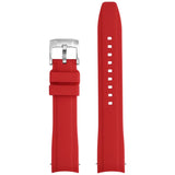 Plain premium rubber MoonSwatch strap for the Omega x Swatch