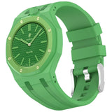 Two-tone rubber strap for Royal Pop Green Eight - Green / Dark Green