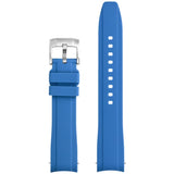 Plain premium rubber MoonSwatch strap for the Omega x Swatch