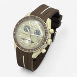 Single-band rubber MoonSwatch strap for the Omega x Swatch