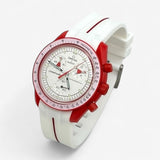 Single-band rubber MoonSwatch strap for the Omega x Swatch