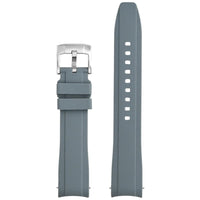 Plain premium rubber MoonSwatch strap for the Omega x Swatch