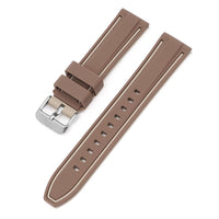Two-band rubber MoonSwatch strap for the Omega x Swatch