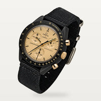 Bracelet NATO tissé noir pour Omega x Swatch MoonSwatch Mission to the Moon 1969