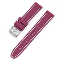 Two-band rubber MoonSwatch strap for the Omega x Swatch