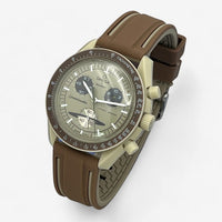 Two-band rubber MoonSwatch strap for the Omega x Swatch