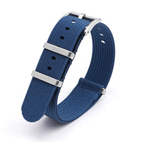 MoonSwatch strap for the Mission on Earth Polar Lights