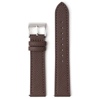 Textured genuine leather MoonSwatch strap for the Omega x Swatch