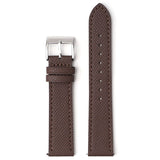 Textured genuine leather MoonSwatch strap for the Omega x Swatch