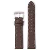 Textured genuine leather MoonSwatch strap for the Omega x Swatch