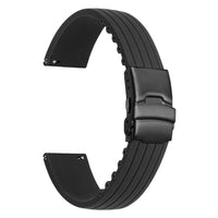 Ribbed rubber MoonSwatch strap for the Omega x Swatch