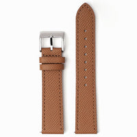 Textured genuine leather MoonSwatch strap for the Omega x Swatch