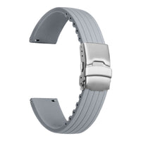 Ribbed rubber MoonSwatch strap for the Omega x Swatch