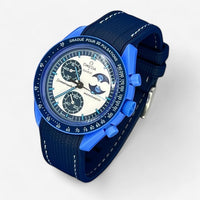 MoonSwatch strap for the Super Blue Moonphase