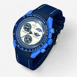 MoonSwatch strap for the Super Blue Moonphase