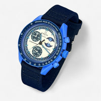 MoonSwatch strap for the Super Blue Moonphase