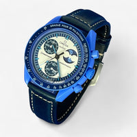MoonSwatch strap for the Super Blue Moonphase