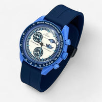 MoonSwatch strap for the Super Blue Moonphase