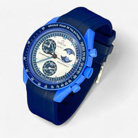 MoonSwatch strap for the Super Blue Moonphase