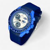 MoonSwatch strap for the Super Blue Moonphase