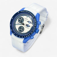 Textured premium rubber MoonSwatch strap for the Omega x Swatch