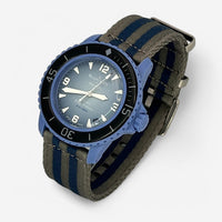 Smooth NATO Blancpain x Swatch strap for the Scuba Fifty Fathoms