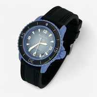 Two-band rubber Blancpain x Swatch strap for the Scuba Fifty Fathoms