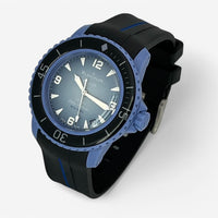 Single-band rubber Blancpain x Swatch strap for the Scuba Fifty Fathoms