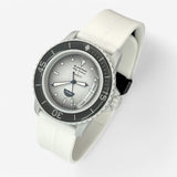 Quick-release rubber Blancpain x Swatch strap for the Scuba Fifty Fathoms