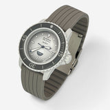 Ribbed rubber Blancpain x Swatch strap for the Scuba Fifty Fathoms
