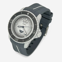 Single-band rubber Blancpain x Swatch strap for the Scuba Fifty Fathoms