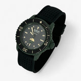 Perforated rubber Blancpain x Swatch strap for the Scuba Fifty Fathoms