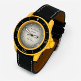 Textured genuine leather Blancpain x Swatch strap for the Scuba Fifty Fathoms