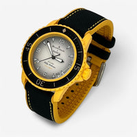 Rubber and nylon Blancpain x Swatch strap for the Scuba Fifty Fathoms