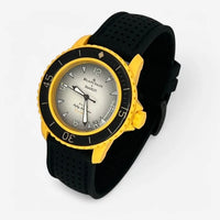 Perforated rubber Blancpain x Swatch strap for the Scuba Fifty Fathoms
