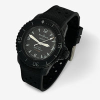 Checkered rubber Blancpain x Swatch strap for the Scuba Fifty Fathoms
