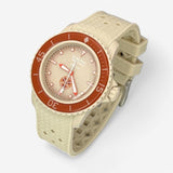 Checkered rubber Blancpain x Swatch strap for the Scuba Fifty Fathoms