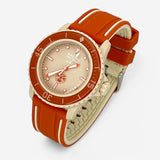 Two-band rubber Blancpain x Swatch strap for the Scuba Fifty Fathoms