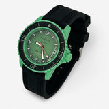 Two-band rubber Blancpain x Swatch strap for the Scuba Fifty Fathoms
