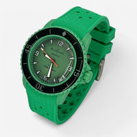 Checkered rubber Blancpain x Swatch strap for the Scuba Fifty Fathoms