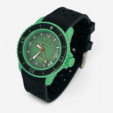 Checkered rubber Blancpain x Swatch strap for the Scuba Fifty Fathoms