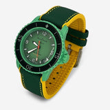 Rubber and nylon Blancpain x Swatch strap for the Scuba Fifty Fathoms