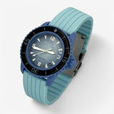 Ribbed rubber Blancpain x Swatch strap for the Scuba Fifty Fathoms