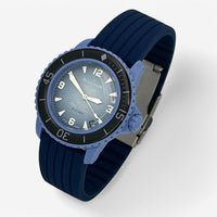 Ribbed rubber Blancpain x Swatch strap for the Scuba Fifty Fathoms