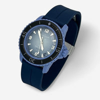 Quick-release rubber Blancpain x Swatch strap for the Scuba Fifty Fathoms