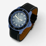 Textured genuine leather Blancpain x Swatch strap for the Scuba Fifty Fathoms
