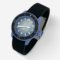 Ribbed rubber Blancpain x Swatch strap for the Scuba Fifty Fathoms